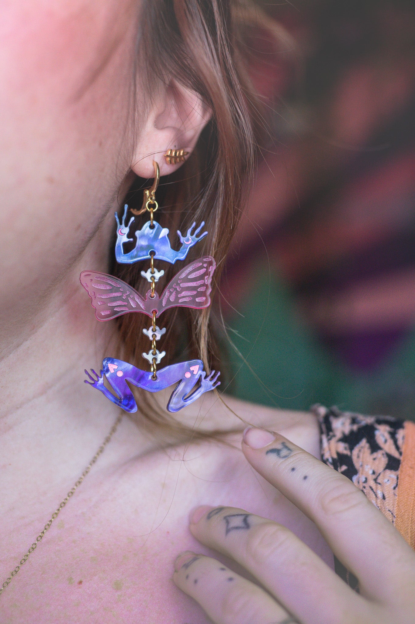 Frog Butterfly Skeleton