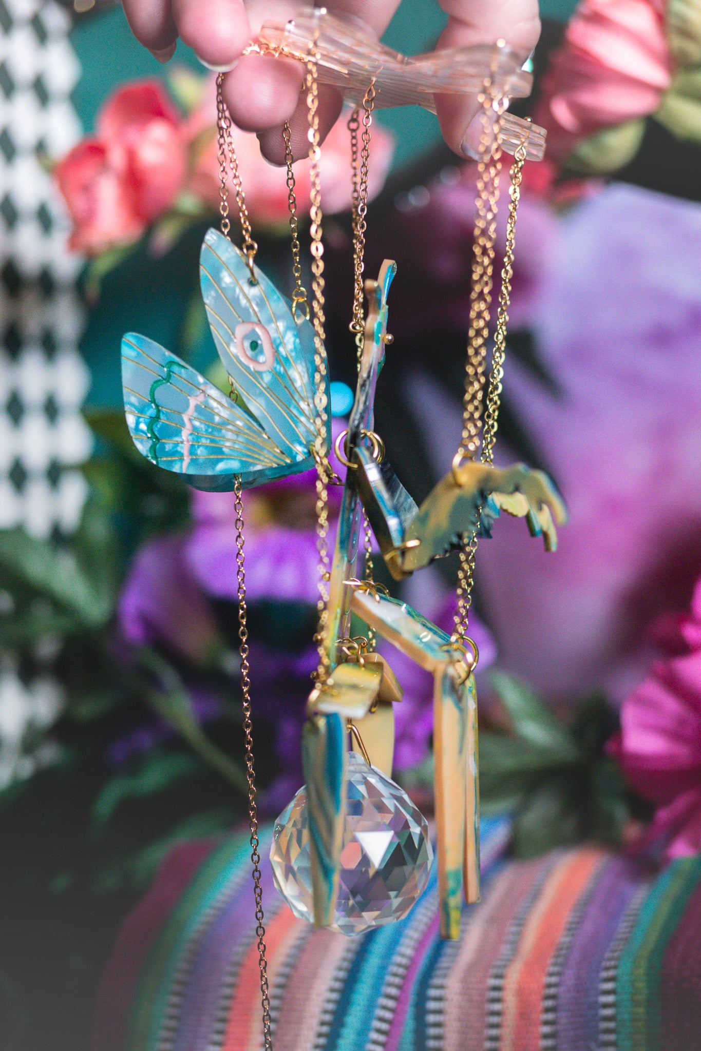 Praying Mantis Window Hanging