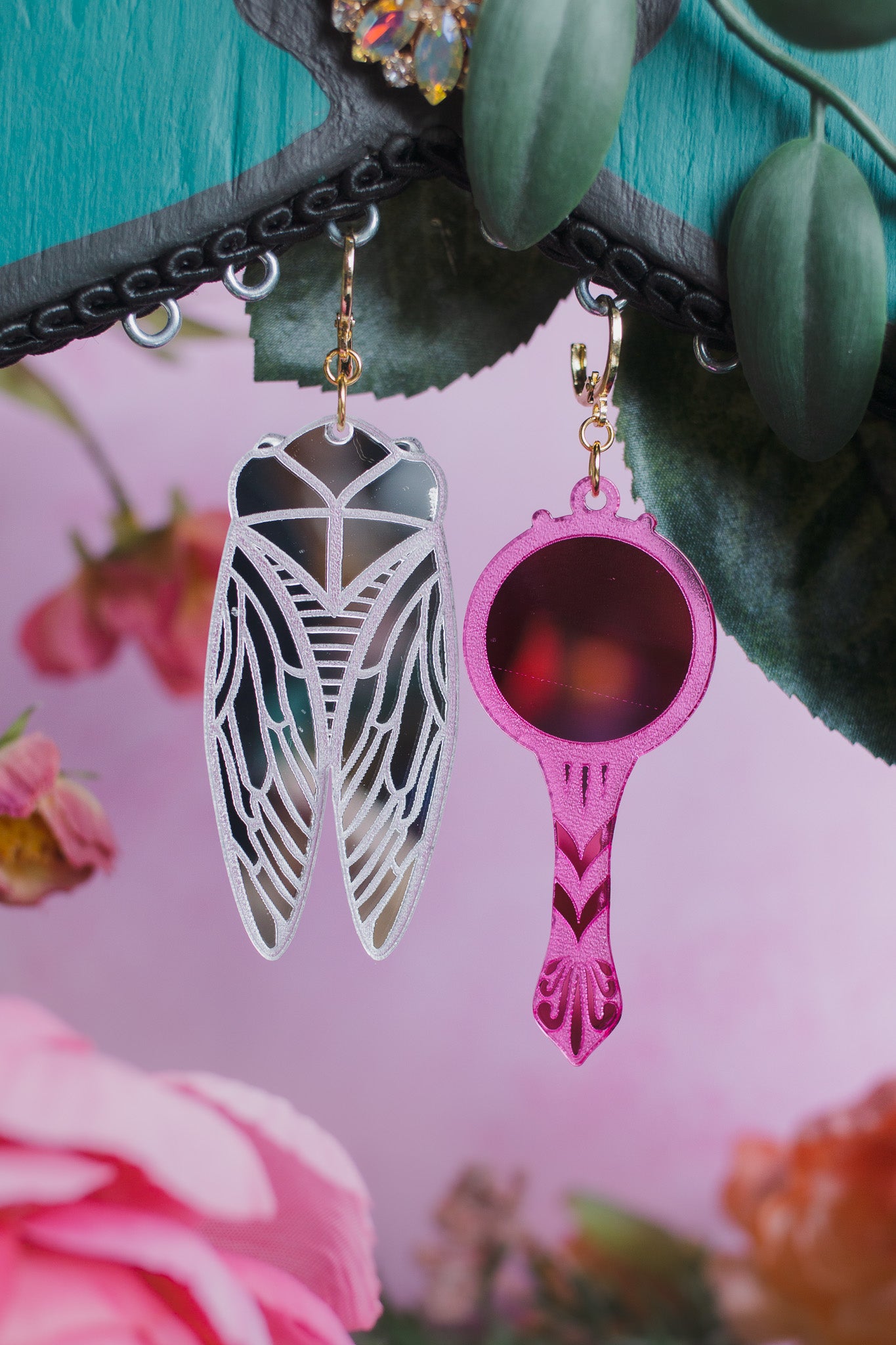 Cicadas & Looking Glass Mirror