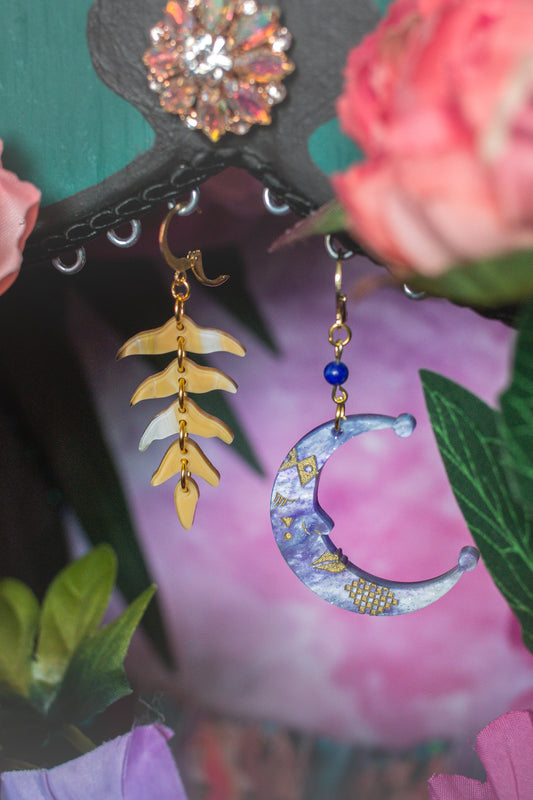 Mismatched Fern & Moon