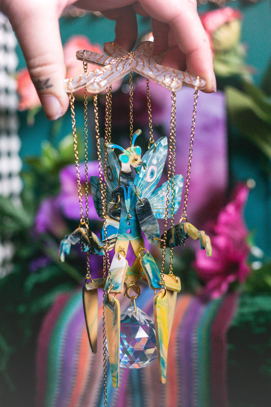 Praying Mantis Window Hanging