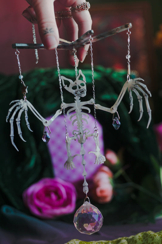 Bat Skeleton Window Hanging