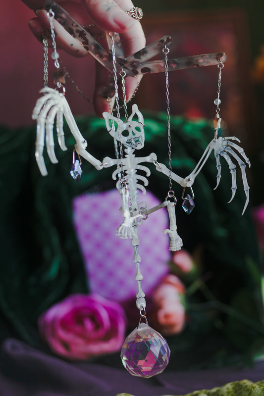 Bat Skeleton Window Hanging