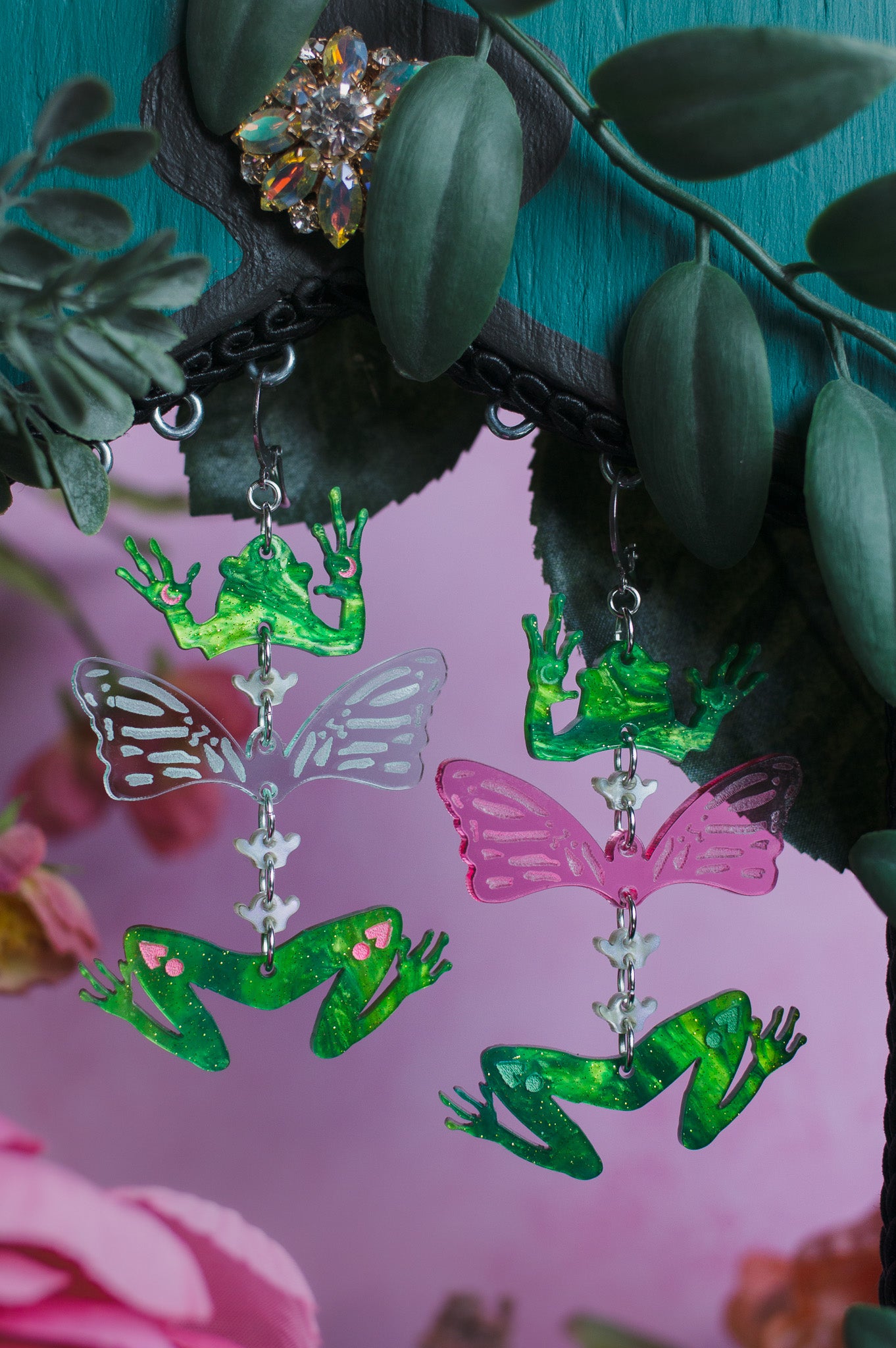 Frog Butterfly Skeleton