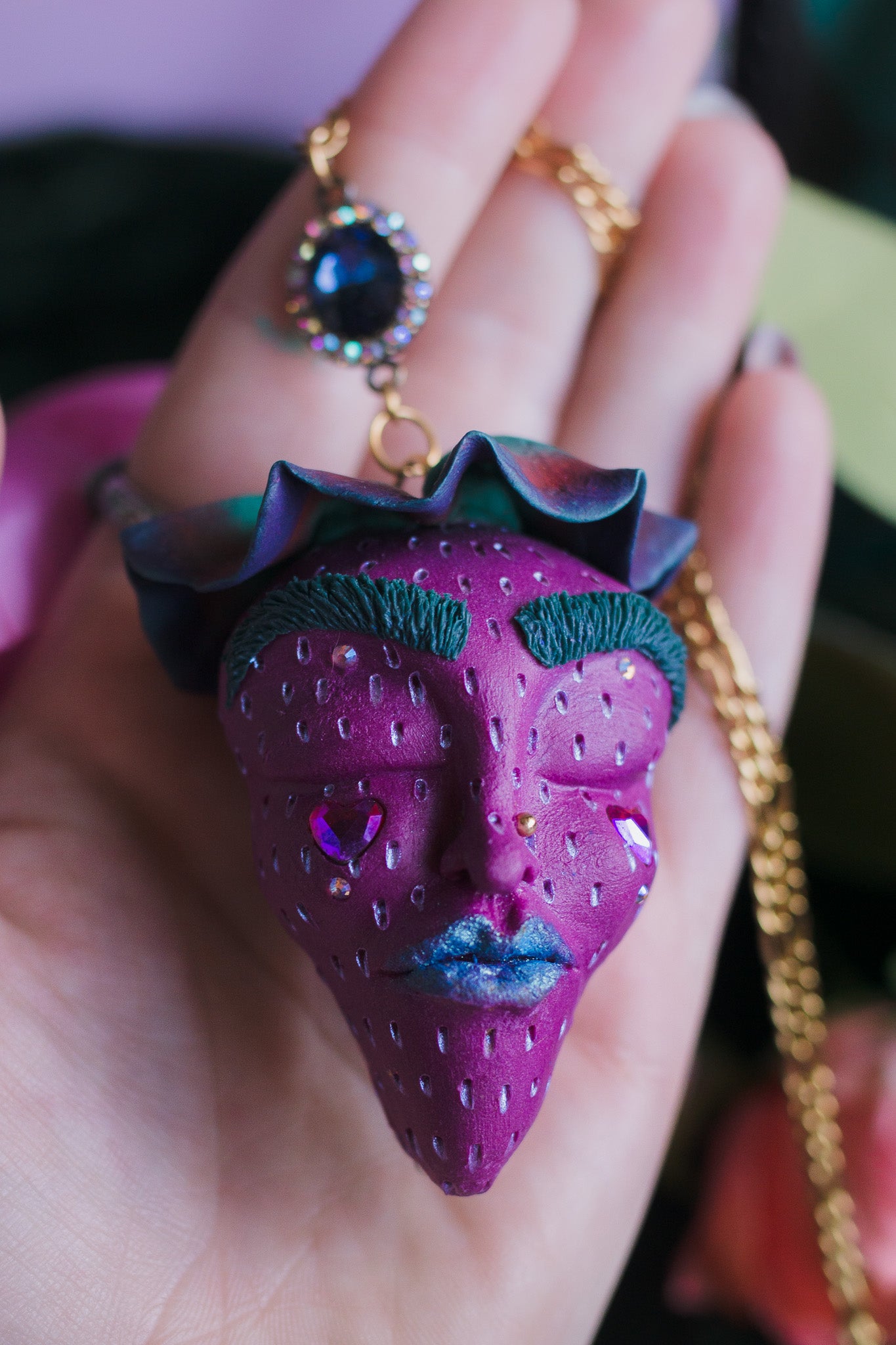 Hand Sculpted Strawberry