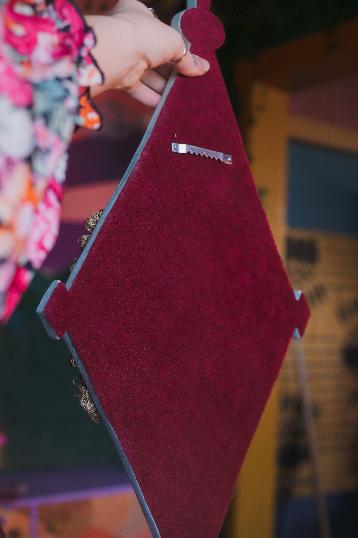 Hand Sculpted Beetle Mirror Wall Hanging