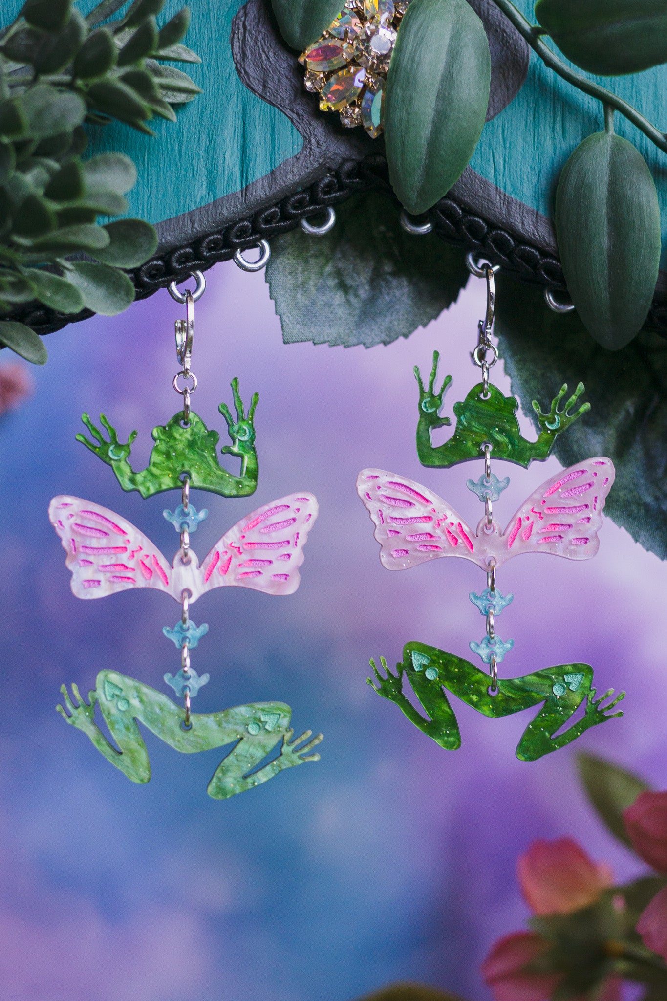 Frog Butterfly Skeleton