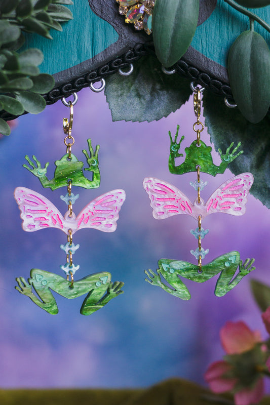 Frog Butterfly Skeleton